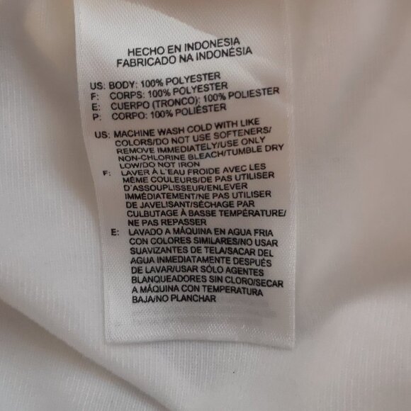 Reebok Play Dry White w/ Black Men's Size Large Full Zip Athletic Jacket - Picture 4 of 5